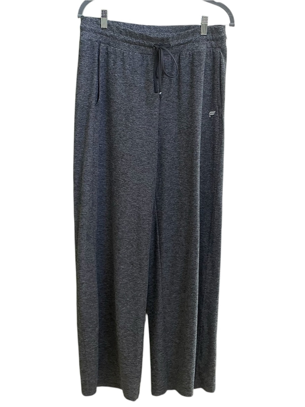 Fabletics, Heidi wide leg lounge pant Heather gray size large Relaxed EUC